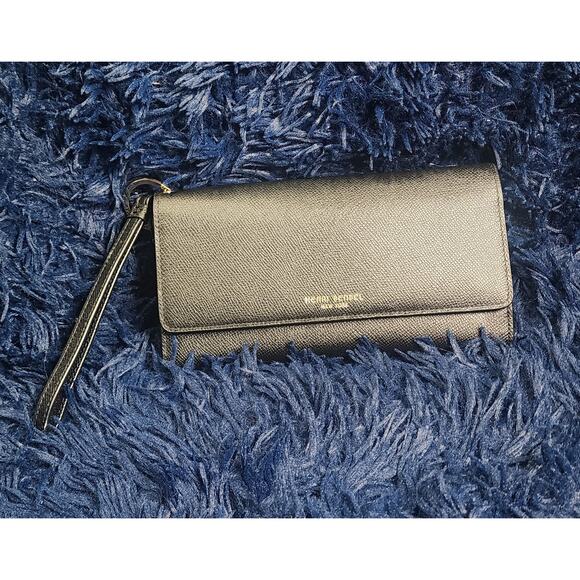 henri bendel Handbags - Henri Bendel Uptown Wristlet Credit Cards Organizer Wallet Clutch, black